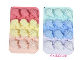 Molde silicona con tapa HELADITOS